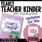 Teacher Binder for Organization (Substitute Binder, Grade Sheets, Plans, & More)