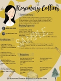 Teacher CV Resume with Avatar