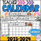 Editable Calendar 2023-2024