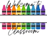 Teacher Classroom - Welcome Posters