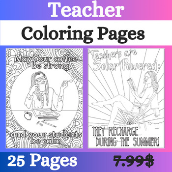 Preview of Teacher Coloring  Pages | coloring sheets february