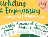 Teacher Recognition Cards