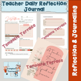 Teacher Daily Reflection Journal - PDF - Digital Download