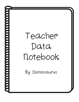 Preview of Teacher Data Notebook