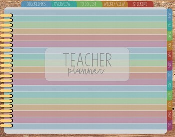 Preview of Teacher Digital Planner