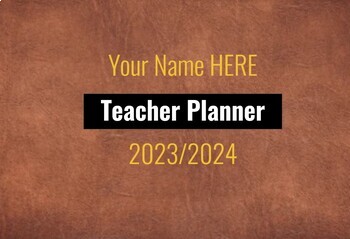 Preview of Teacher Digital Planner