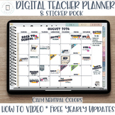Teacher Digital Planner - Ipad planner - Digital Lesson Pl