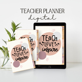 Teacher Digital Planner with BONUS start of the year worksheets