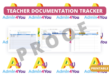 Preview of Teacher Documentation Tracker