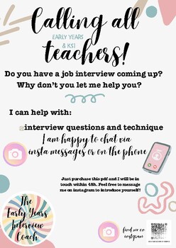 Preview of Teacher (Early Years & Key Stage 1) UK - interview questions & technique