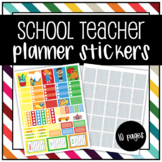 Teacher/ Educator School Theme Planner Stickers