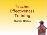 Teacher Effectiveness Training: Introduction to Developing