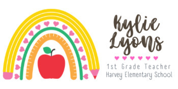 Preview of Teacher Email Signature | Personalized Rainbow