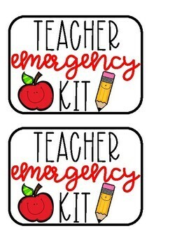 Classroom Teacher Emergency Kit 