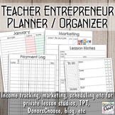 Teacher Entrepreneur Planner & Organizer