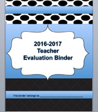 Teacher Evaluation Binder