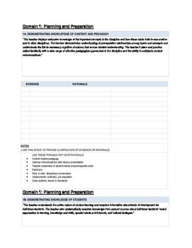Preview of Teacher Evaluation Checklist