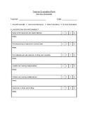 Teacher Evaluation Forms - All Montessori Environments