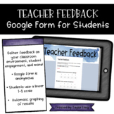 Teacher Feedback Google Form Survey