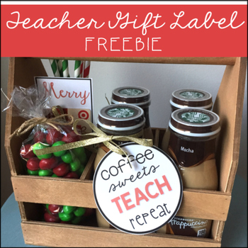 Preview of Teacher Gift Label FREEBIE