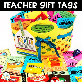 Preview of Teacher Gift Tags for Teacher Appreciation / Breaks