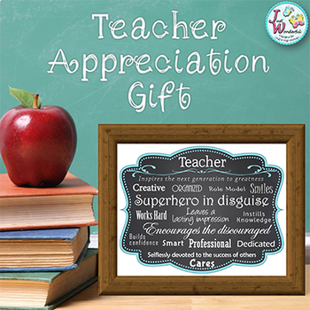 Teacher Gift: A High Res Print or Poster for Teacher Appreciation Gift