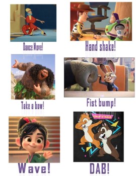 Preview of Teacher Greeting Choice Board for door! (Disney themed)(Editable)