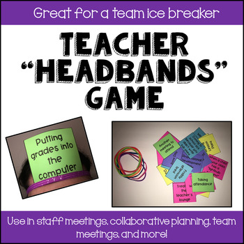 Preview of Teacher "Headbands" Game