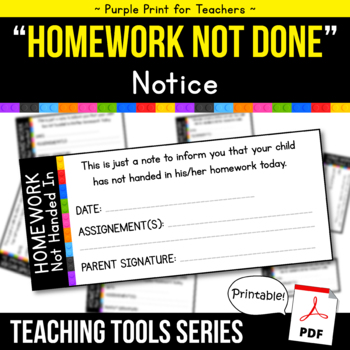 homework not done remarks for students