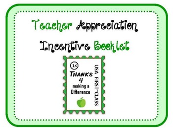 Preview of Teacher Incentive Program