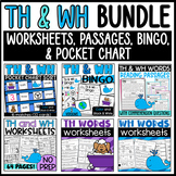 TH and WH Digraph BUNDLE: Reading Passages, Worksheets, Bi