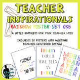 Teacher Inspirationals - Rainbow Poster Set