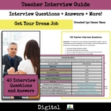 Teacher Interview Guide: Questions and Answers (100+ pages)
