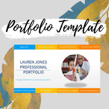 Preview of Teacher Interview Portfolio - AITSL Aligned! COMPLETE TEMPLATE WITH EXAMPLES!