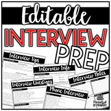 Teacher Interview Prep | EDITABLE