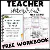 Teacher Interview Prep Workbook (200+ Mock Interview Questions)