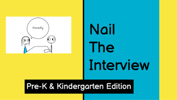 Preview of Teacher Interview Questions - Pre-K & Kindergarten Edition