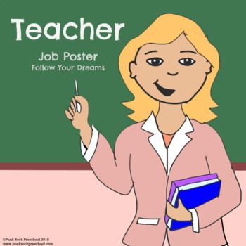 Preview of Teacher Job Poster - Discover Your Passions