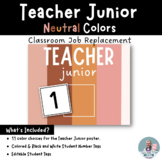 Teacher Junior | Classroom Helper | Classroom Jobs | BOHO 