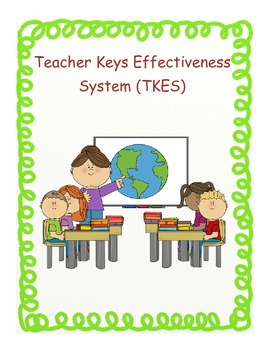 Preview of Teacher Keys Effectivness System (TKES) Notebook Organizer- Female Teachers