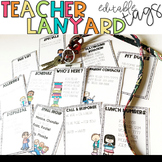 Teacher Lanyard Tags
