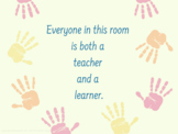 Teacher & Learner Poster
