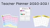 Teacher Lesson Plan Pages and Calendars 2020-2021