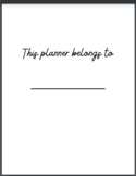 Teacher Lesson Planner 2022-2023 Printable