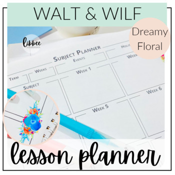 Preview of Teacher Lesson Planner