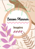 Teacher Lesson Planner Book - Boho Theme