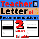 Teacher Letter of Recommendation Template for a Colleague Teacher