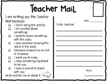 Teacher Mail by Ms Suh Says | TPT