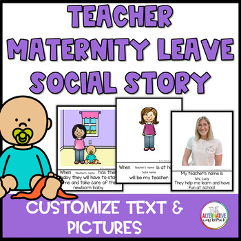 Preview of Teacher Maternity Leave Social Narrative
