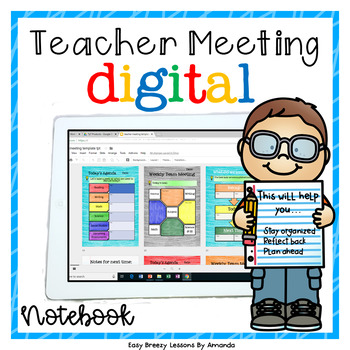 Preview of Teacher Meeting Notebook